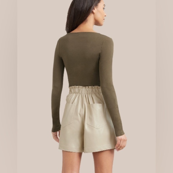 Modern Citizen Kipp Paperbag Short In Sand, Size S - Picture 2 of 10